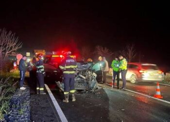 Accident rutier în apropiere de localitatea Lugoj. Două șoferițe au fost implicate în evenimentul rutier