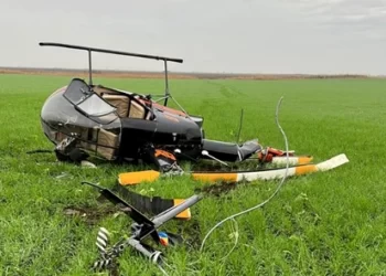 Un elicopter a aterizat forțat pe un câmp de pe raza municipiului Timișoara