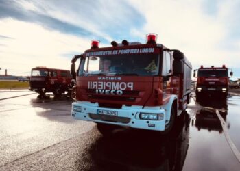 Exercițiu pe Aeroportul Timișoara. A fost activat Planul Roșu de Intervenție