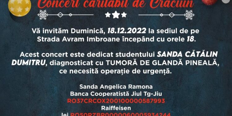 Concert caritabil de Crăciun, organizat de Poliția Locală Timișoara și Universitatea de Științele Vieții
