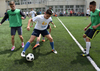 Cupa Justiției, ediția a V-a: elevii timișeni joacă fotbal și luptă împotriva traficului de persoane, la Giarmata