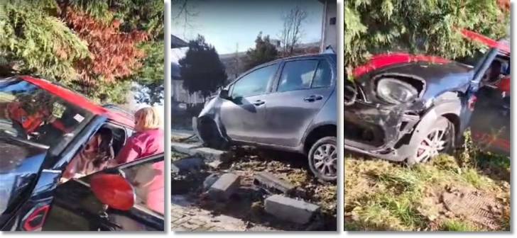 O șoferița a făcut prăpăd. Accident în curtea Spitalului de Boli Infecțioase din Timișoara!