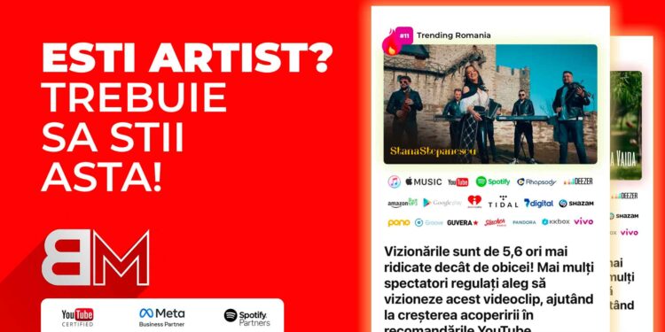 Better Music duce Artistii independenti in Trendingul din Romania!