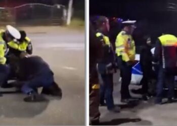Pistolul furat de la un polițist după scandalul de la Criscior, de negăsit. Trei bărbați au fost reținuți.
