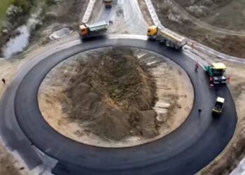 Capătă formă sensurile giratorii și parcările pe Centură Sud Timișoara. Noi porțiuni au fost asfaltate.