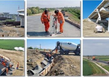 Centură de Sud Timișoara a ajuns la 80% realizare. Muncitorii iau o pauză