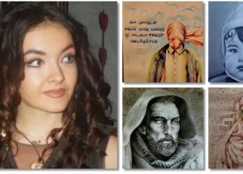 Anook, elevă talentată din Timișoara care uimește prin creațiile ei. Desenează și pictează de mică