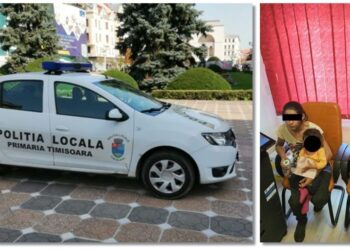 Timișoara, raiul cerșetorilor. Că să stârnească milă trecătorilor, stau în soare cu bebeluși în brațe