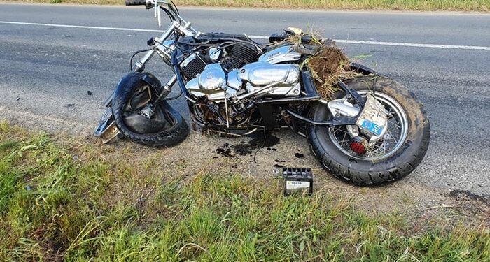 Motociclist rănit după un accident în plină stradă!