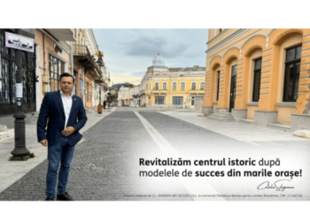 Cătălin Silegeanu, candidatul AUR la Primăria municipiului Botoșani, va revitaliza Centrul Istoric după modelele de succes din marile orașe