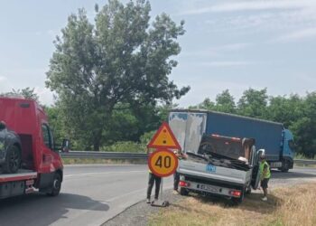 Calvar pentru șoferi pe cea mai tranzitata sosea din vestul Romaniei.