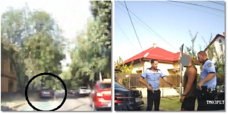 Goană nebună pe străzile din Timișoara. Șofer cu numere de Germania, urmărit în trafic de polițiști