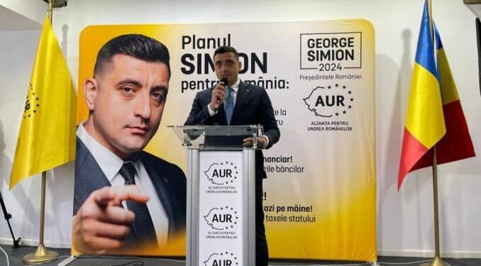 George Simion, cel mai bun candidat, pe poziția a doua pe buletinul de vot la alegerile prezidențiale