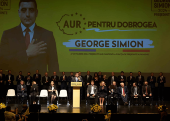 George Simion, la Constanța: Votați AUR! Asta este calea sigură să scăpăm de PSD, să scăpăm de copiii lui Iliescu!