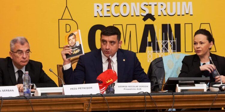 George Simion (AUR): Partidele lui Iohannis s-au înhăitat pentru a-și împărți ciolanul între ele, sfidând orice responsabilitate față de cetățenii României