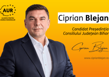Protest Masiv AUR în Oradea. Ciprian Blejan: „Românii trebuie lăsați să își aleagă singuri președintele!”