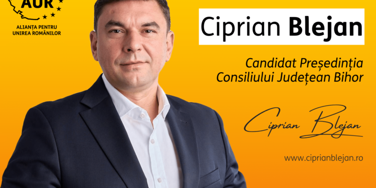Protest Masiv AUR în Oradea. Ciprian Blejan: „Românii trebuie lăsați să își aleagă singuri președintele!”