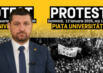 Marius Lulea (AUR): Românii ies în stradă pe 12 ianuarie pentru democrație și libertate