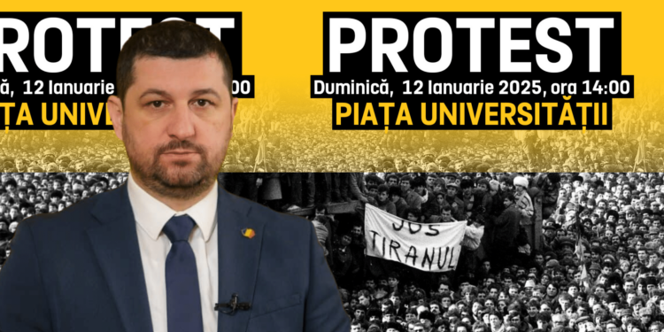 Marius Lulea (AUR): Românii ies în stradă pe 12 ianuarie pentru democrație și libertate