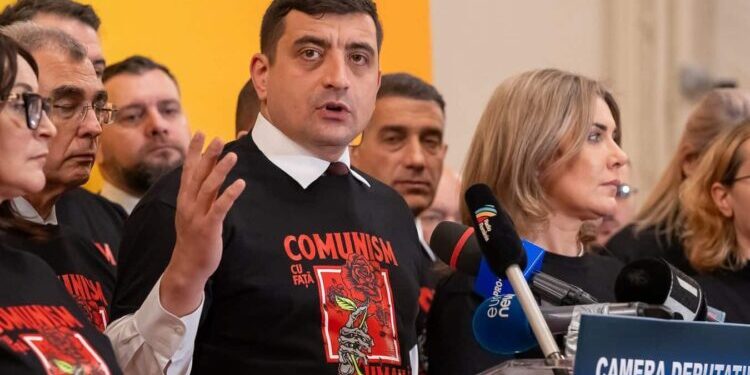 George Simion (AUR): Ne luptăm cu un regim autoritar, criminal, care calcă în picioare voința românilor