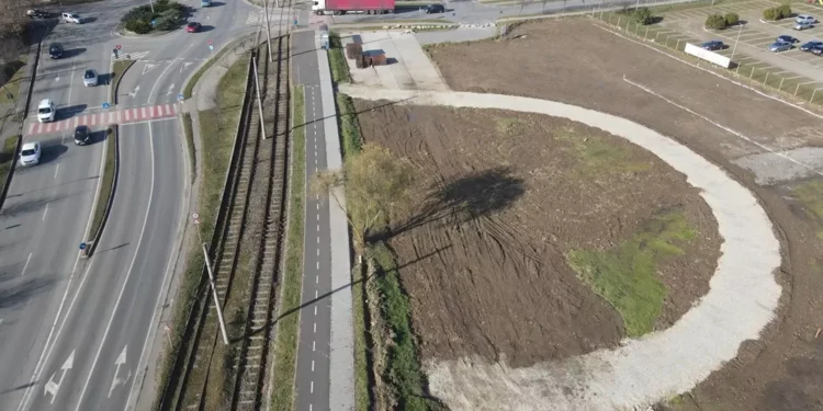 Bucla de întoarcere pentru tramvaie va fi amplasată într-o nouă piață publică