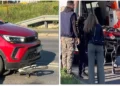Un copil care se afla pe bicicletă a fost lovit de o mașină pe trecerea de pietoni, în apropiere de Timișoara.
