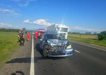 Accident pe drumul Timișoara – Lugoj! Un copil de 9 ani, luat cu salvarea!