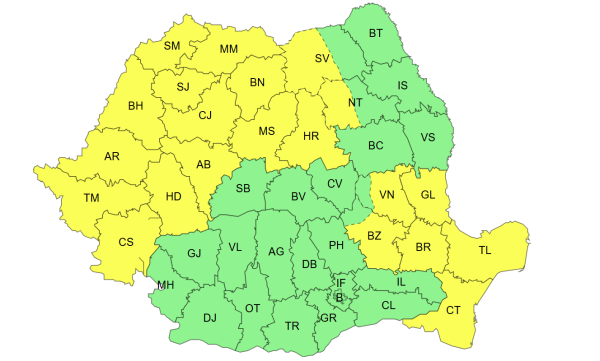 Vreme rea în jumătatea de vest a țării! Cum va fi la Timișoara?
