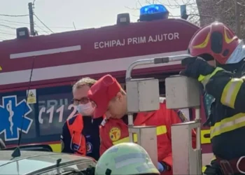 Accident frontal cu o masina pe trecerea de pietoni, la Timișoara!