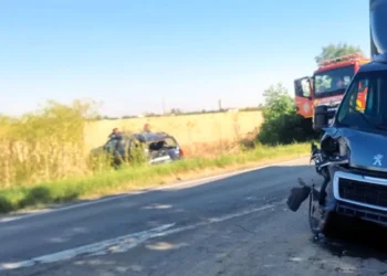 Accident tragic pe șoseaua Arad – Timisorara! Patru mașini s-au tamponat!