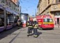 Accident între doua tramvaie Bozankaya la Timișoara, unul a deraiat! Mai mulți pasageri au fost răniți